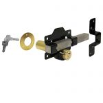 Double Side Locking 50mm Long Throw Lock Shed Garage Door Lock (No.1127)